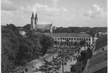 Widok z ratusza ul. Rynek Zygmunta Augusta 