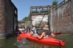 Canoeists entering the lock on the Augustów Canal, photo: J.Koniecko