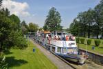 The Sajno of the Augustów Shipping in the Augustów lock of the Augustów Canal, photo: J. Koniecko The Augustów Lock, photo: J. Koniecko