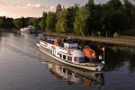 The Serwy ship, Augustowska Sailing, sails on the Netta River, photo by J. Koniecko